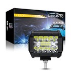 4  Automotive Led Light Bar   60w 16 000lm Offroad Spot Flood Combo Pods 