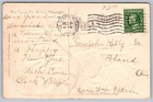 Vintage Christmas Postcard Children Coming Down The Stairs Dec  21 1910