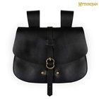Buckle Leather Belt Bag Medieval Pouch Renaissance Cosplay Sca Larp Costume