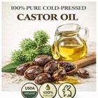 Castor Oil Roll-on For Hair Growth  Eyebrow   Eyelash Serum Organic Cold-pressed