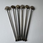 Webster Sterling Silver Spoons Set Of 6     Heart Shape     925 Vintage