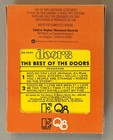The Doors - The Best Of The Doors Quad 8 Track Tape Rebuilt tested With Sleeve