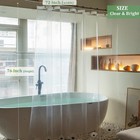 Clear Peva Shower Curtain Liner 72 w X 76 l Waterproof 12 Rustproof Grommets