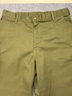 Vintage Bsa Boy Scouts Olive Green Men s Uniform Pants Size 34x36 Euc 