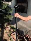 Medieval Hand Made Spiked Ball Mace Silver With Silver Deadly Morning Star