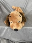 Vintage 1973  Dakin Brown Laying Drooper Stuffed Puppy Dog Animal Plush 12 