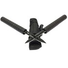 7 5  Interlocking Ninja Dual Blade Tactical Throwing Hunting Knife W  Sheath Blk