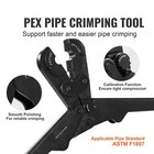 Pex Pipe Crimping Tool Kit  Pro Press Crimper For Crimp Rings 