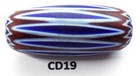 Awesome Xxl  Antique Venetian Chevron Trade Bead African Cd19 Bg 70 Italian