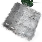 25x45cm 8cm Long Pile Faux Fur Fabric Plush Sewing Craft Doll Hair Diy Material
