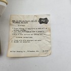 Vintage Miller High Life Beer Tap Marker Knob Handles Pair Brass Nos 01-222878