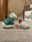 Russ Berrie Polar Pals  seal With Polar Bear  Sculptstone Figurine