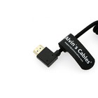 8k 2 1 Hdmi High Speed Braided Coiled Cable Right Angle Hdmi For Atomos Ninja V