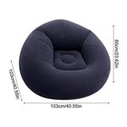 1x Dorm Chair Beanless Bean Bag Lounge Inflatable Seat Gaming Room Big Lounger