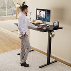 Electric Standing Desk - 40 48 55 X 24 Inch Adjustable Sit To Stand Up Desk