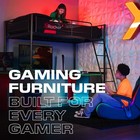 X Rocker 2 0 Bluetooth Video Gaming Chair Rocker Floor Seat Speaker Pu Printed