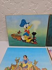 Vintage Set Of 8 Disney Decor  Wall Plaques  Pressed Wood Hanging