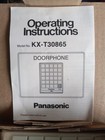Panasonic Kx-t30865  Door Phone Intercom Brand New In Box   Tan