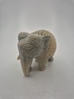 Vintage Hand Carved Soapstone Mother Elephant Carrying Baby Inside Sculpture 4 