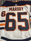 Cooper Marody  Jersey Game Used Oilers  Philadelphia Flyer Lehigh Valley Phantom