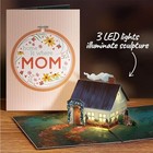  Mother s Day Pop-up Card With Led Lights For Her - 3d Light-up Greeting Cards 