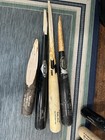 Mlb Game Used Bats Broken At Yankee Stadium  aybar  Morales  Etc 
