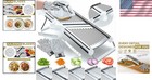 Food Slicer Stainless Steel Adjustable Mandoline Kitchen Tool Vegetable Fruit   