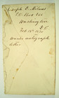 1870 Ex Csa Vp Alexander H  Stevens Cover Joseph Milans Wants Autograph Letter