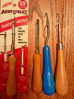 Vintage Latch Hooks And Needle Punch Tools For Rug Making  Aunt Lydia  Spinnerin