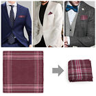 12pcs Men Handkerchiefs Classic Hankies Cotton Hanky Pocket Square Reusable Gift