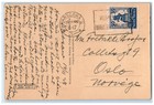 1928 Motif From The Saxon Garden Warsaw Poland Vintage Posted Postcard