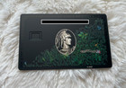 Customizable Metal Amex Card W Small Chip Slot   Mag Strip -black Novelty Design