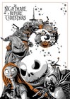 1993 The Nightmare Before Christmas Poster Print Jack Skellington Sally             