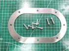 Exhaust Side Exit Plate Twin Bezel Trim Cover Guard Fender Protector 4x4 Hot Rod