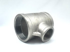 Stainless Steel Tee Reducer 2  - 1   Npt Pipe Rt-200-100