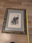 Vtg  1906 David Warfield  signed  Stage Actor - Framed Photo  Playbill 