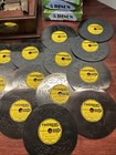 Thorens Mechanical Gramophone Player Wooden Box Brass Horn W  Extra Discs