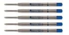 5 Pack  Monteverde Ballpoint Parker Style Gel Pen Refill  Fine Point  Blue Ink