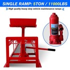 2 Pack 11000lbs Heavy Duty Auto Car Truck Service Hydraulic Lift Vehicle Ramps