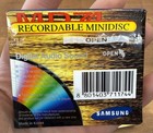 8 Samsung Md 74-minute Blank Minidiscs Mini Discs Sealed   Rare  5 Pack   3 