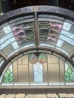 Antique Stained Glass Arch Window