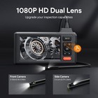 Industrial Endoscope Camera 1080p Hd 4 3   Screen Borescope Inspection Camera Us