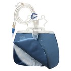 Urinary Drain Bag Fig Leaf Lite Anti-reflux Valve Sterile 2000 Ml Vinyl  3 Bags