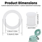 4pcs Baby Bottle Warmer Accessories Set Compatible 1 Count  pack Of 4   White 