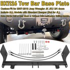 For Blue Ox Bx1126 Tow Bar Base Plate Bumper For 2007-2018 Jeep Wrangler Jk Jku
