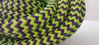 9 16 X 200 Ft  Double Braid-yacht Braid Polyester Rope  Herringbone Lime  Purple