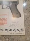 Vintage Glock 17 17l 19 20 21 22 23 Original Instruction Manual 6 91 See Pics