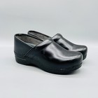 Dansko Shoes Womens 9 Black Leather Xp Professional Clogs Work Nursing Comfort