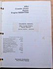 John Deere 850j Dozer Technical Service Shop Repair Manual Book Tm12323