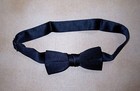 New In Package Adjustable Black Bow Tie Costuming Dance Formal Ballroom  